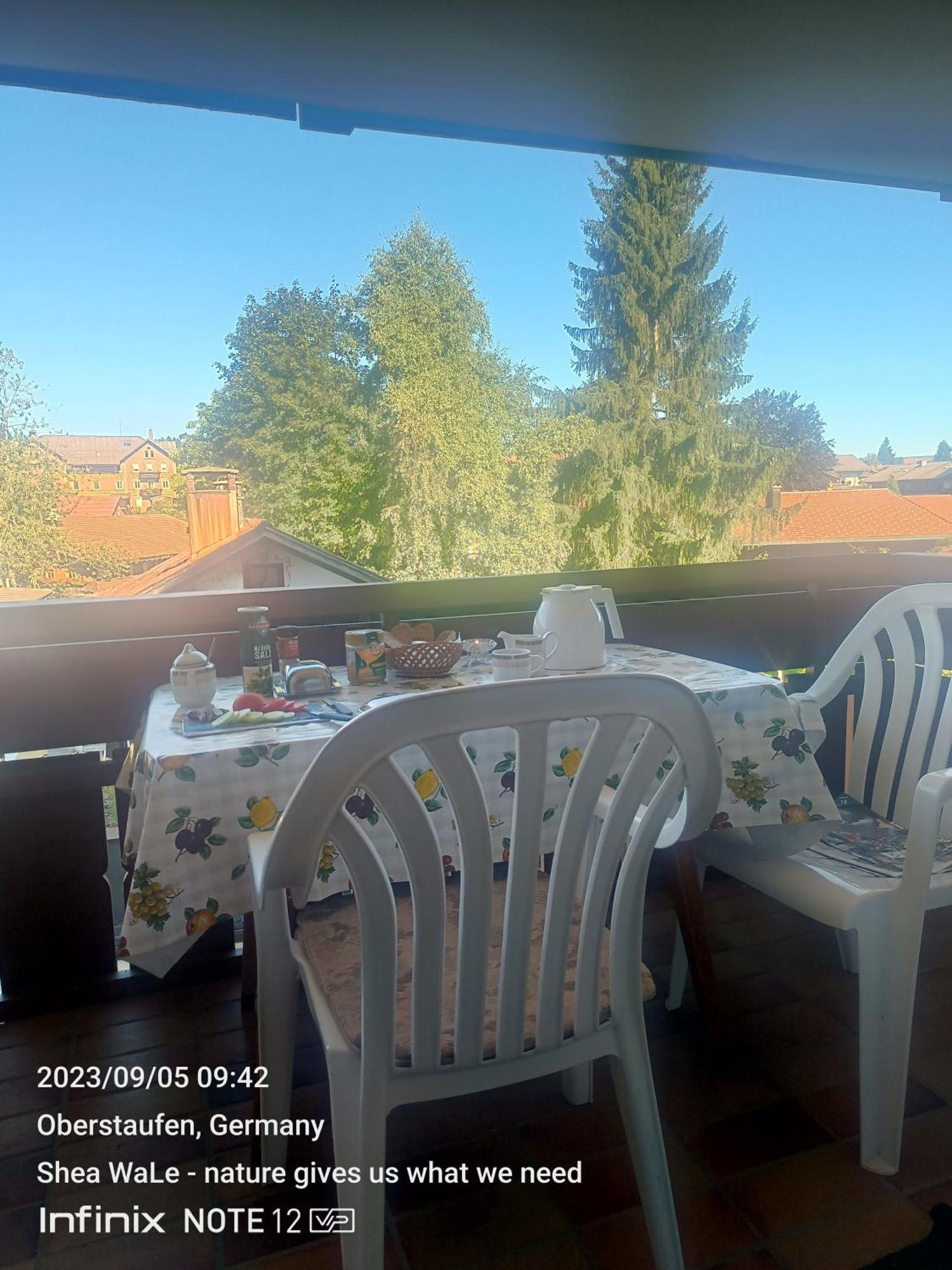 Allgaeu Vibes - Fusslaeufige Erreichbarkeit Vom Bahnhof, Mit Aussicht, Wettergeschuetzter Balkon Oberstaufen Exterior foto