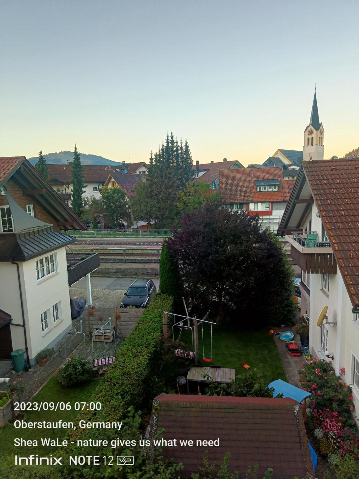Allgaeu Vibes - Fusslaeufige Erreichbarkeit Vom Bahnhof, Mit Aussicht, Wettergeschuetzter Balkon Oberstaufen Exterior foto