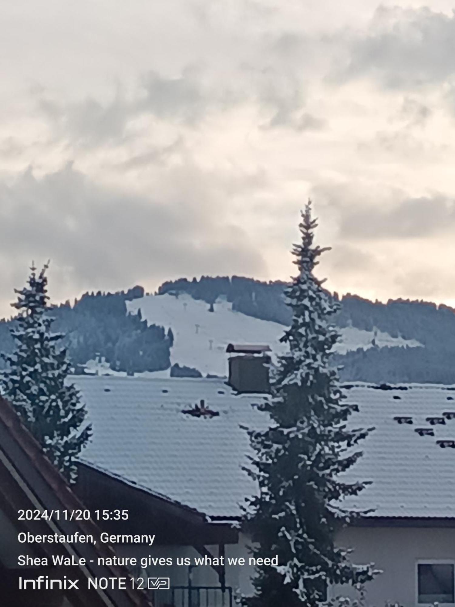 Allgaeu Vibes - Fusslaeufige Erreichbarkeit Vom Bahnhof, Mit Aussicht, Wettergeschuetzter Balkon Oberstaufen Exterior foto